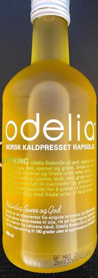 Odelia Norsk Kaldpresset Rapsolje - Steking - Produit - en