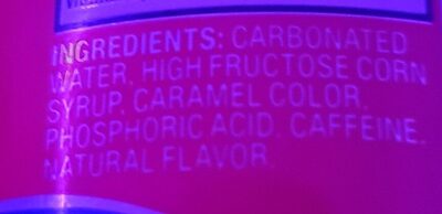 Sam's Cola - Ingredients