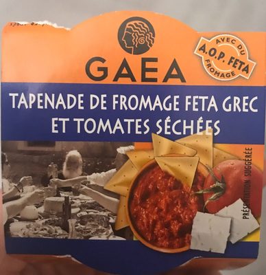 Tapenade de fromage feta grec et tomates sechees - Produit