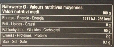 Medjool dates - Valori nutrizionali - fr
