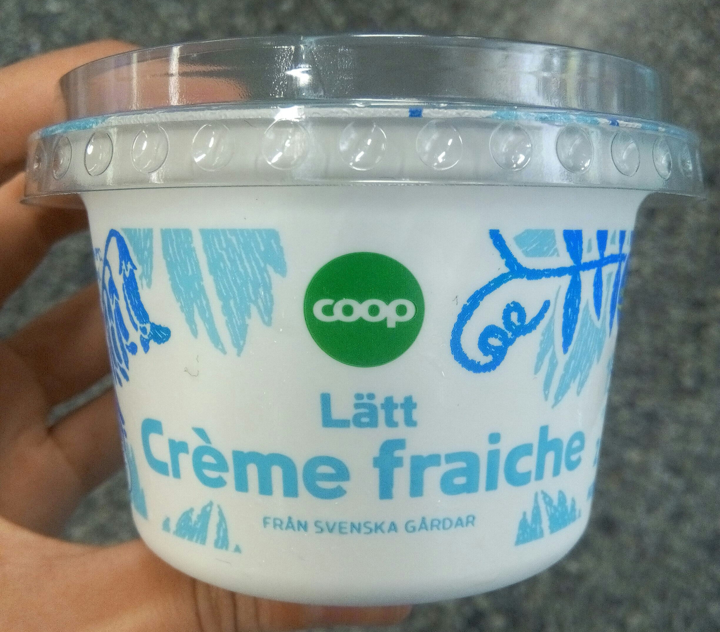 Lätt crème fraîche - Produit - sv