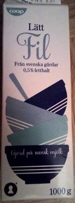 Coop Lättfil 0,5% fetthalt - Producte - sv