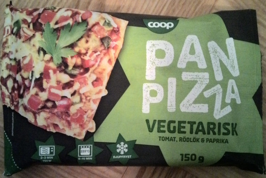 Coop Pan Pizza Vegetarisk - Produkt