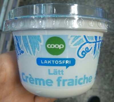 Laktosfri lätt crème fraîche - Produkt