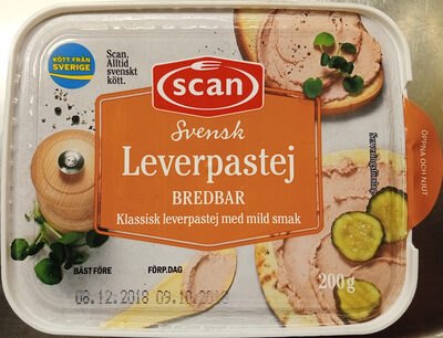 Scan Svensk Leverpastej bredbar - Produit - sv