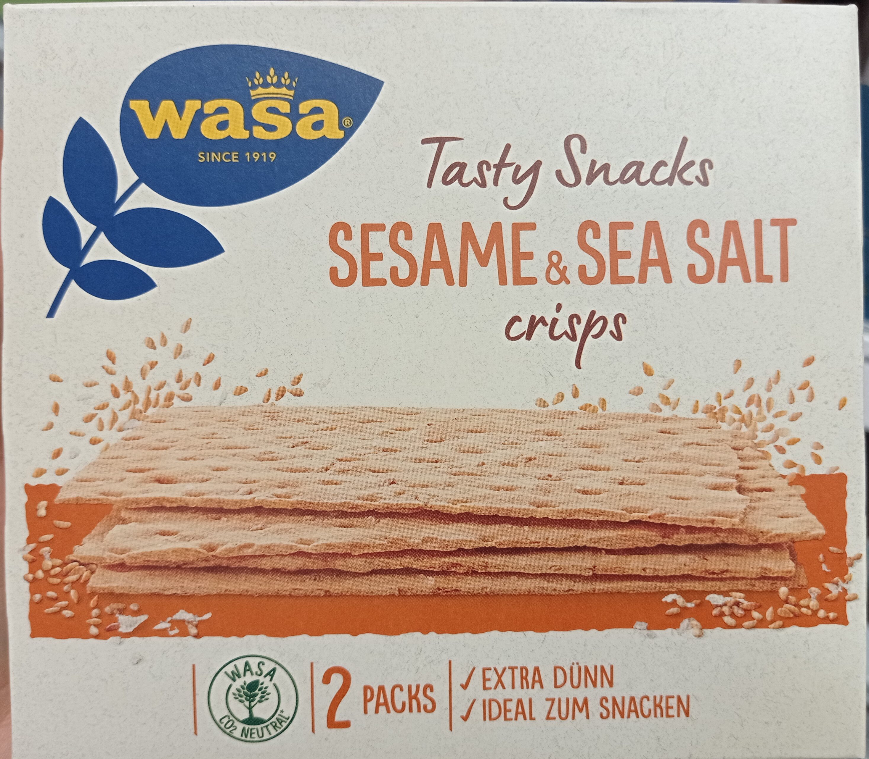 Tasty snacks Sesame & Sea Salt - Prodotto - de