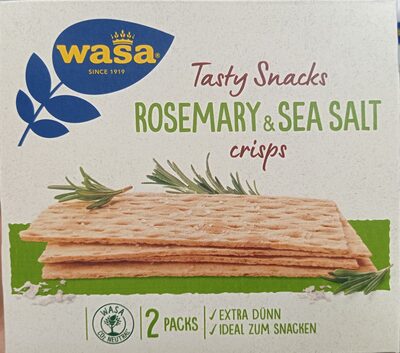 Tasty snacks Rosemary & Sea Salt crisps Brot - Product - de