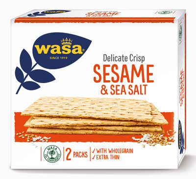 Wasa tartine croustillante delicat crisp sesame et sel de mer 190g - Product - fr