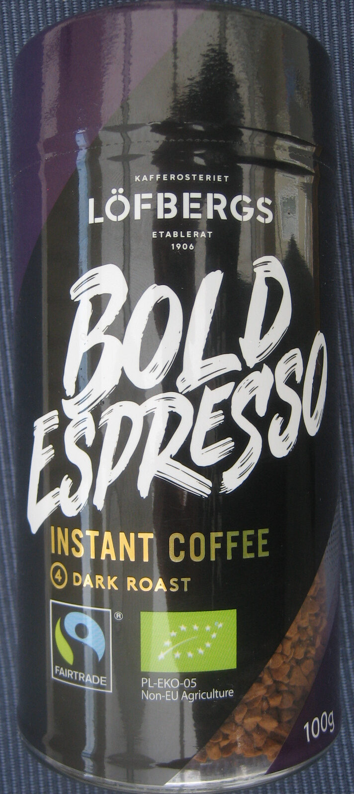 Snabbkaffe Bold Espresso Ekologisk - Produkt