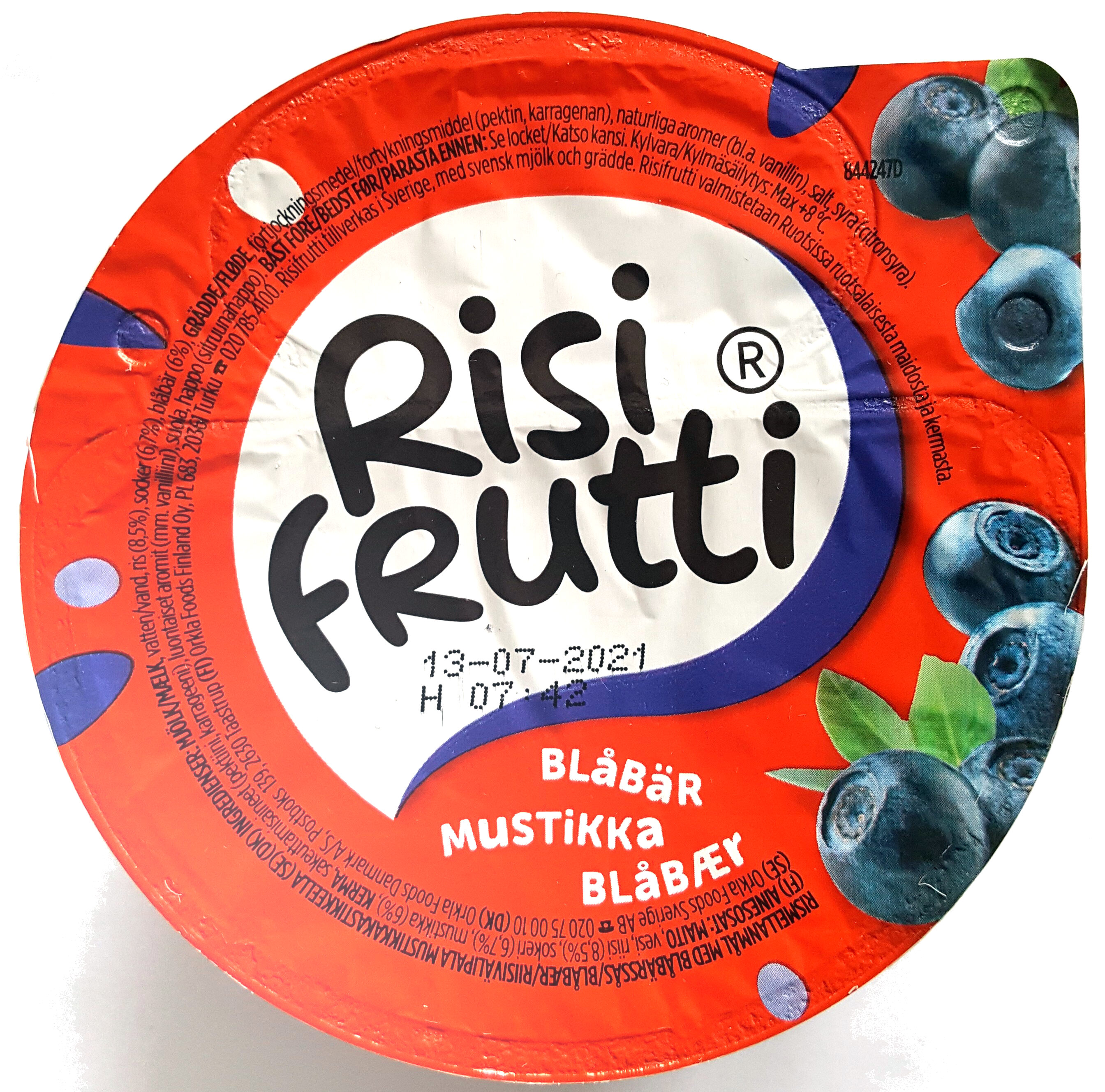 Risifrutti Blåbär - Produkt