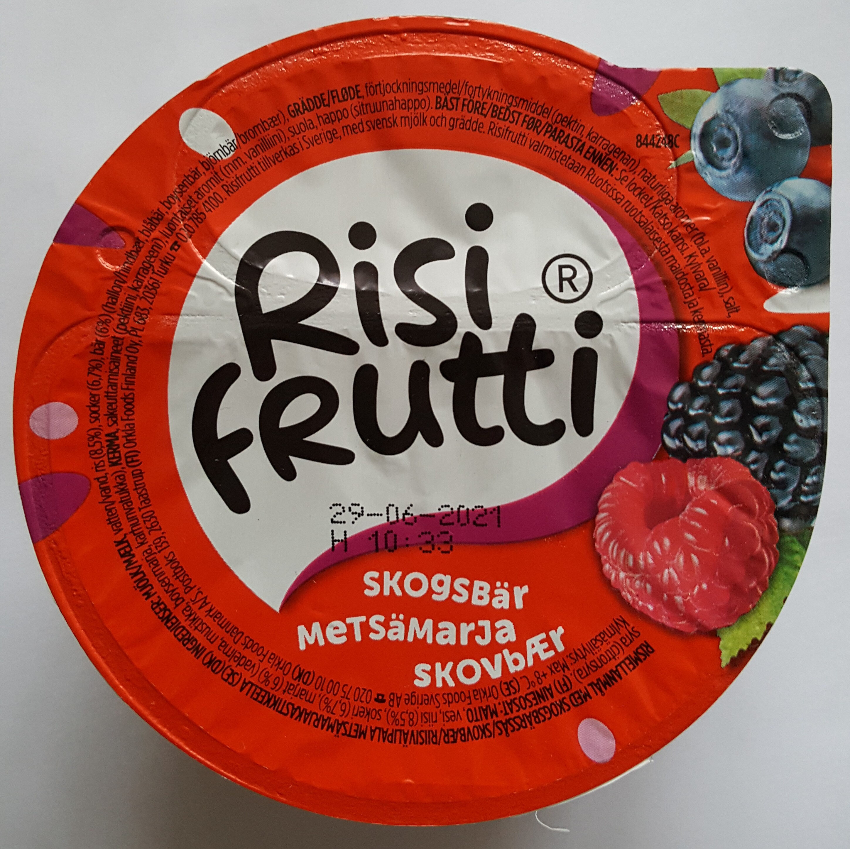 Risifrutti skogsbär - Produkt