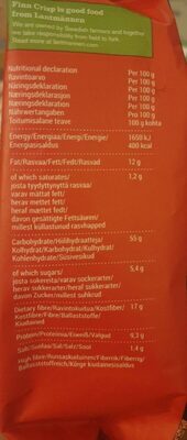 Finn Crisp Snacks Roasted Peppers and Chipotle - Näringsfakta - de
