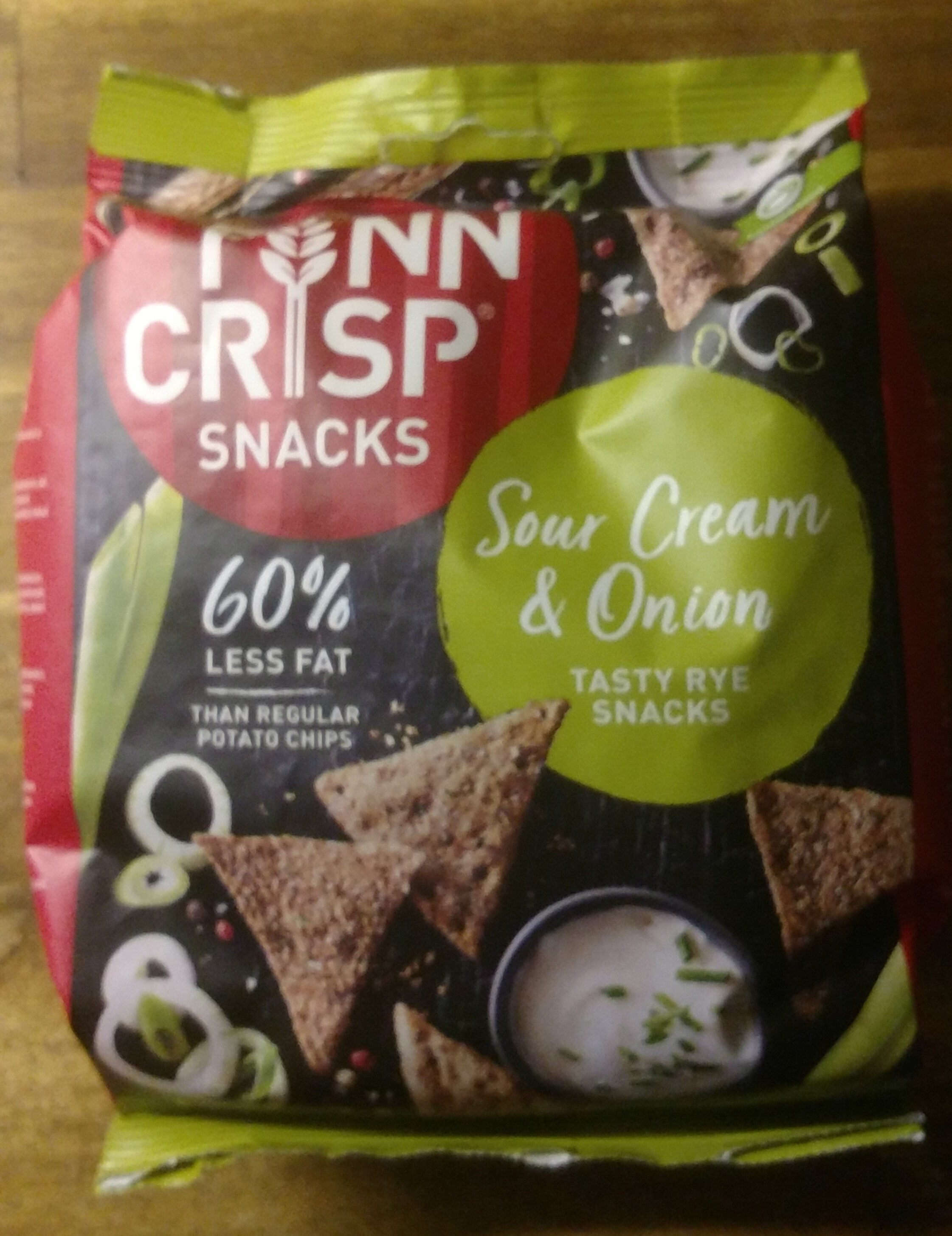 Finn Crisp Snacks Sour Landmännen & - Onion Cream - 150 g