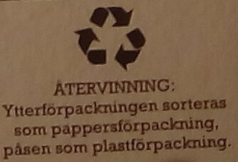 Grandiosa X-tra Allt Kebab - Recycling instructions and/or packaging information - sv