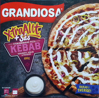X-tra allt + Sås Stenugnsbakad Pizza Kebab - Produkt