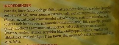Felix Krögarpytt Klassisk - Ingredienser