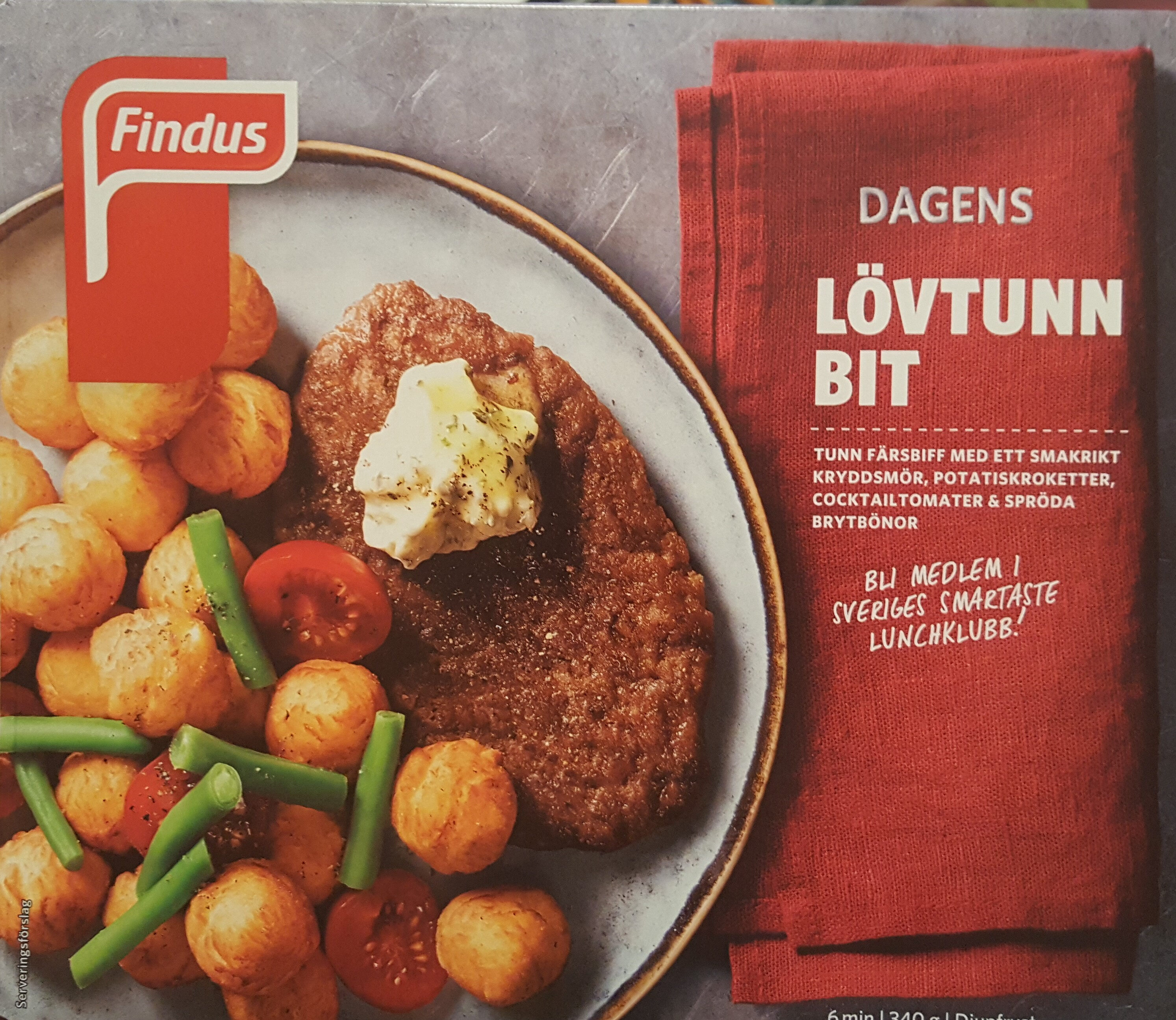 Findus Dagens Lövtunn bit - Produit - sv