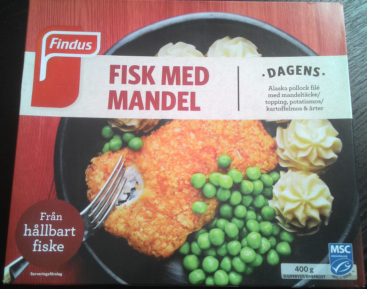 Findus Dagens Fisk med mandel - Produit - sv