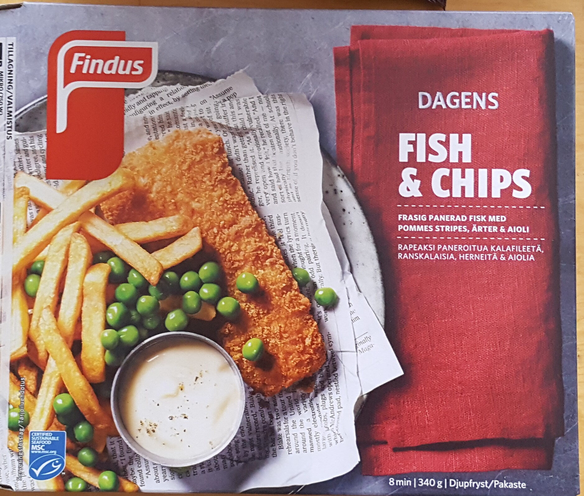 Findus Dagens Fish & Chips - Produkt