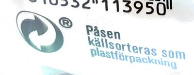 Jordnötsringar - Recycling instructions and/or packaging information