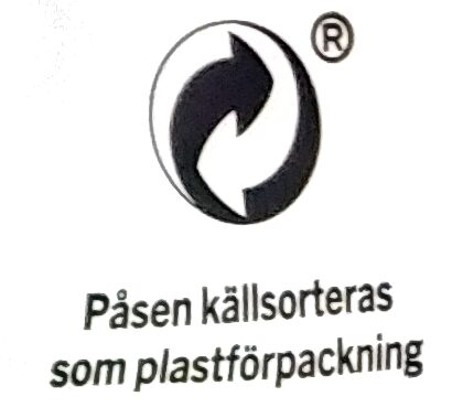 Parmesan & Havsalt - Recycling instructions and/or packaging information