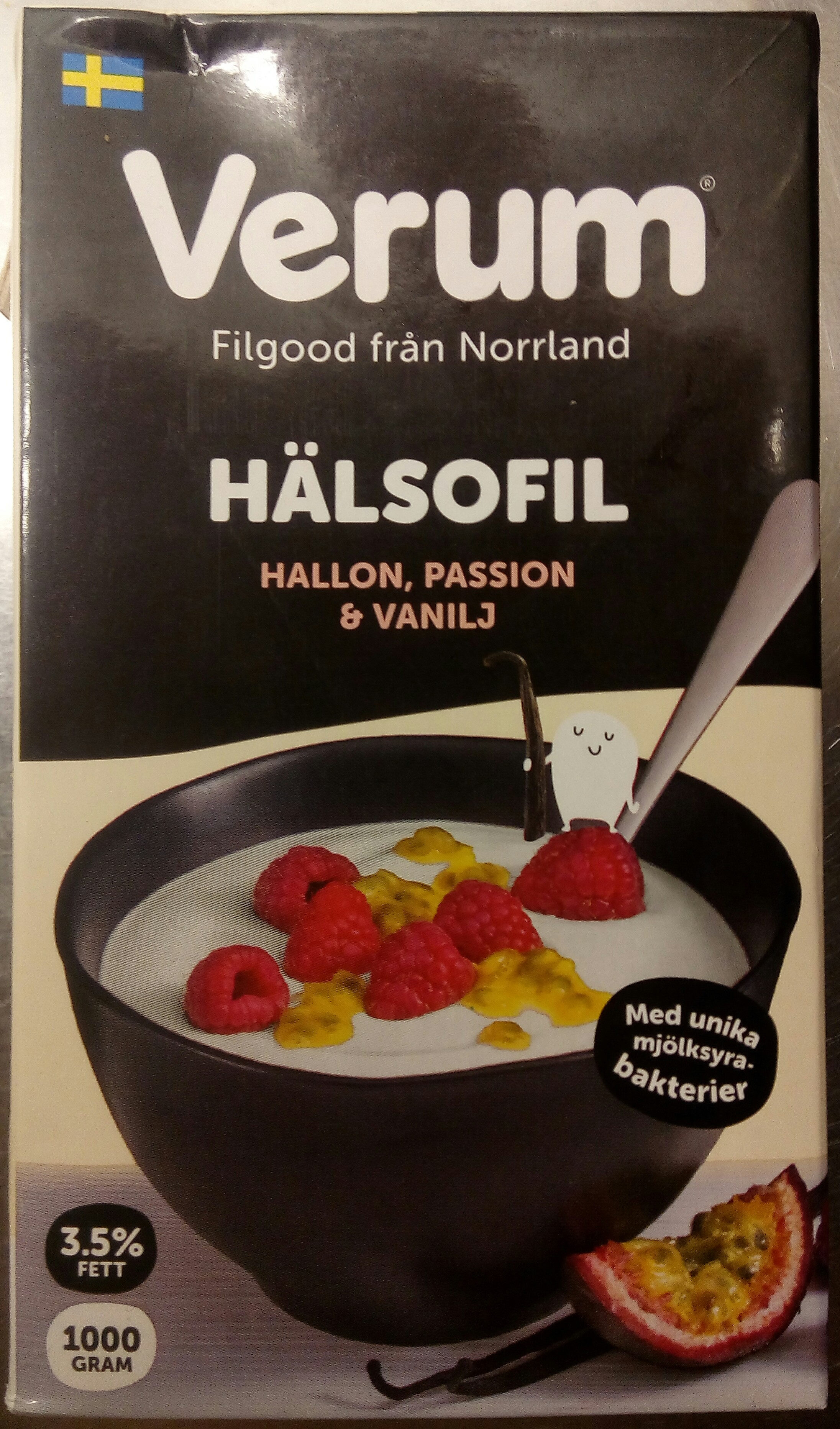 Verum Hälsofil Hallon, passion & vanilj - Produkt
