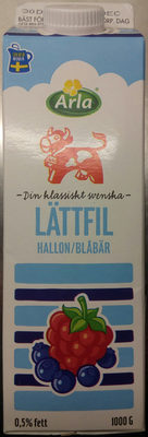 Arla Ko Lättfil Hallon/blåbär - Produkt