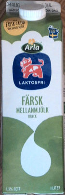 Arla Ko Färsk laktosfri Mellanmjölkdryck - Produkt