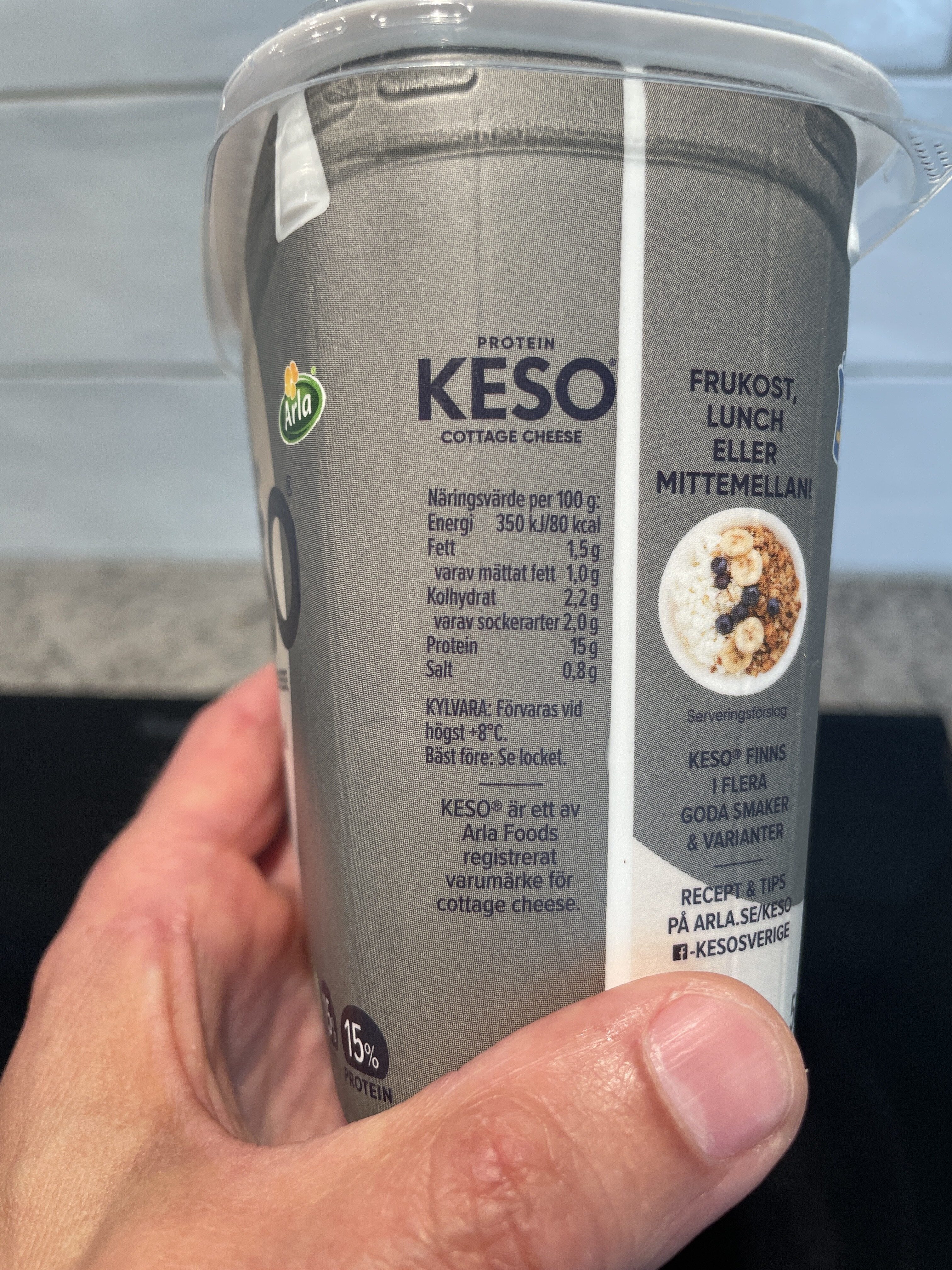 KESO Cottage Cheese Naturell Protein - Näringsfakta