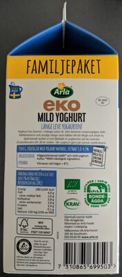 Eko Mild Yoghurt Naturlig Fetthalt 3.8-4.5% fett - Produkt