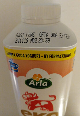 Eko Mild Yoghurt Jordgubb & Vanilj 1.8% Fett - Produkt
