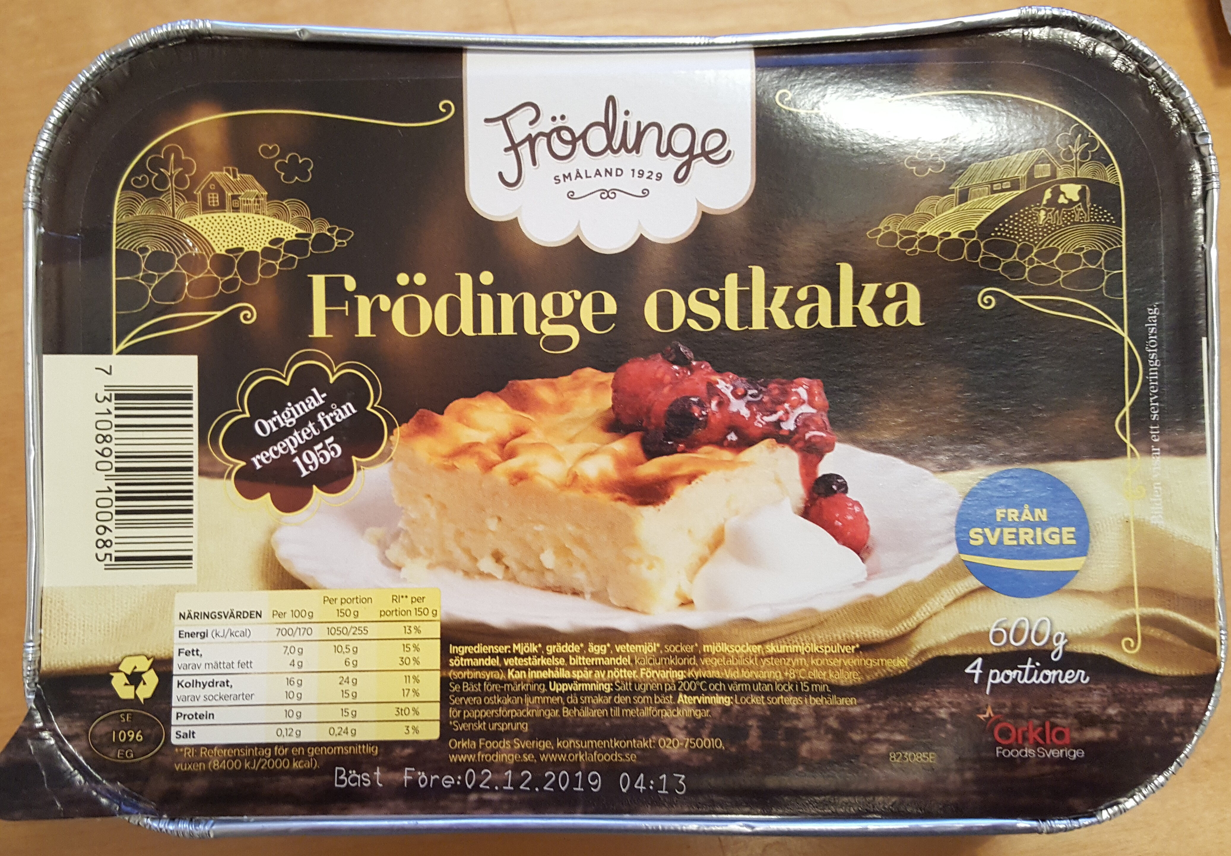 Frödinge Ostkaka - Product - sv