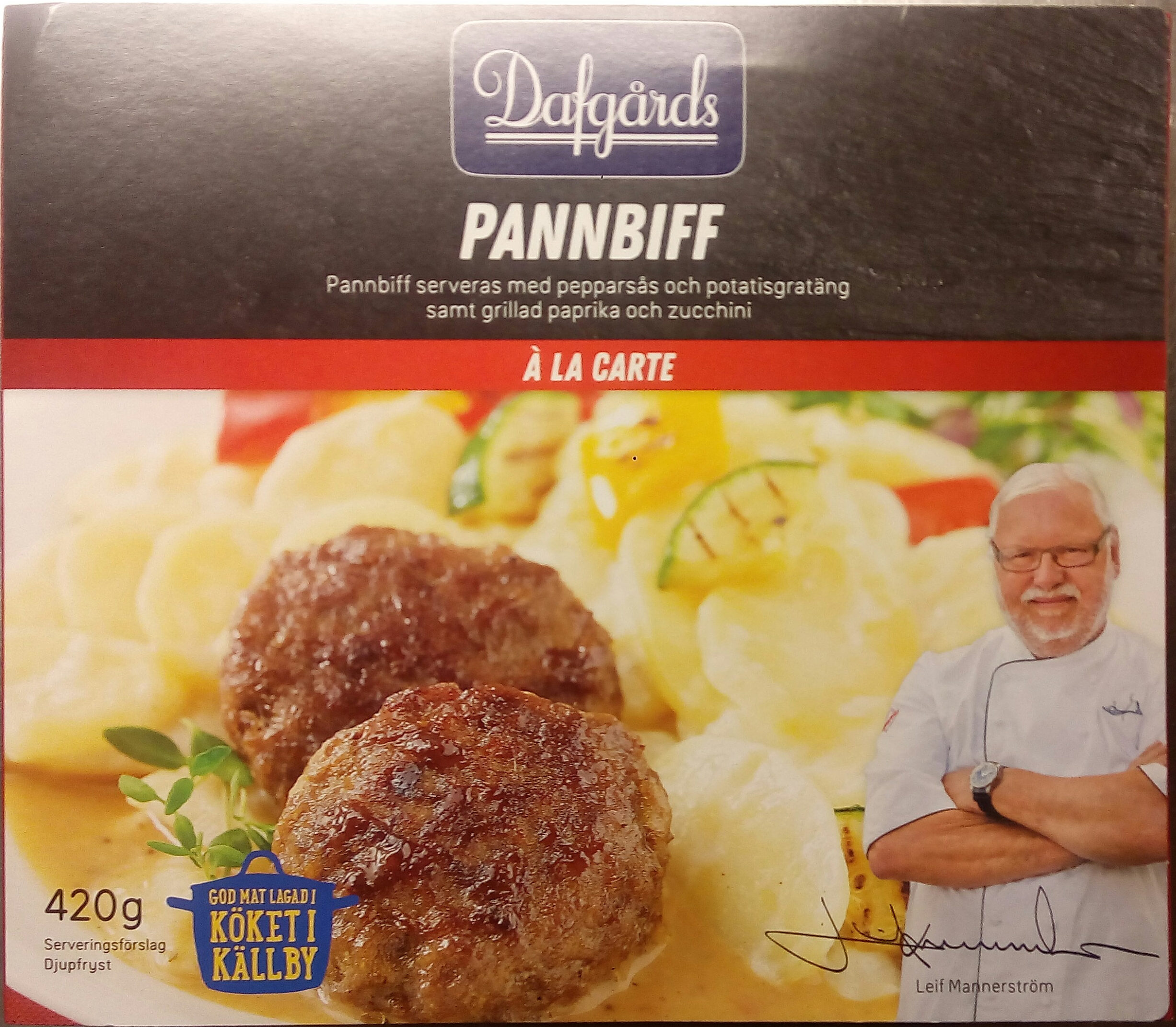 Dafgårds À la carte Pannbiff - Produkt