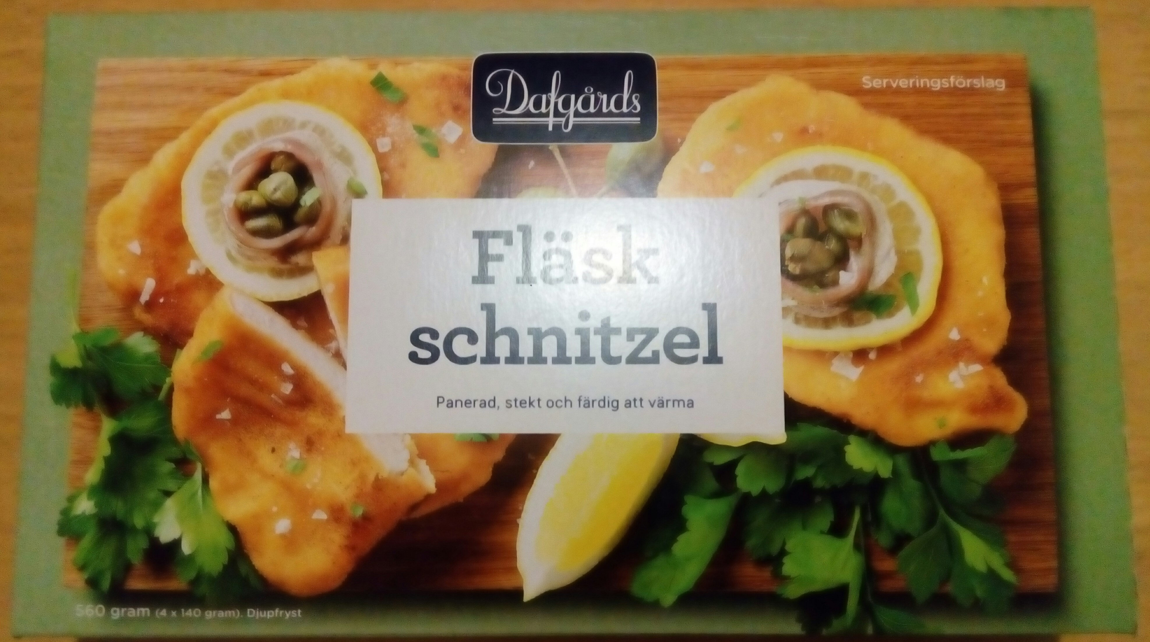 Dafgårds Fläskschnitzel - Produkt