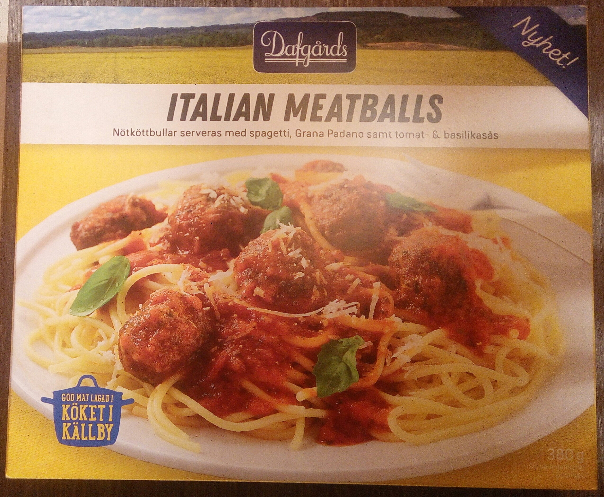 Dafgårds Italian Meatballs - Produit - sv