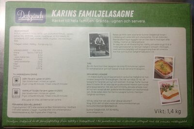 Dafgårds Karins Familjelasagne - 3