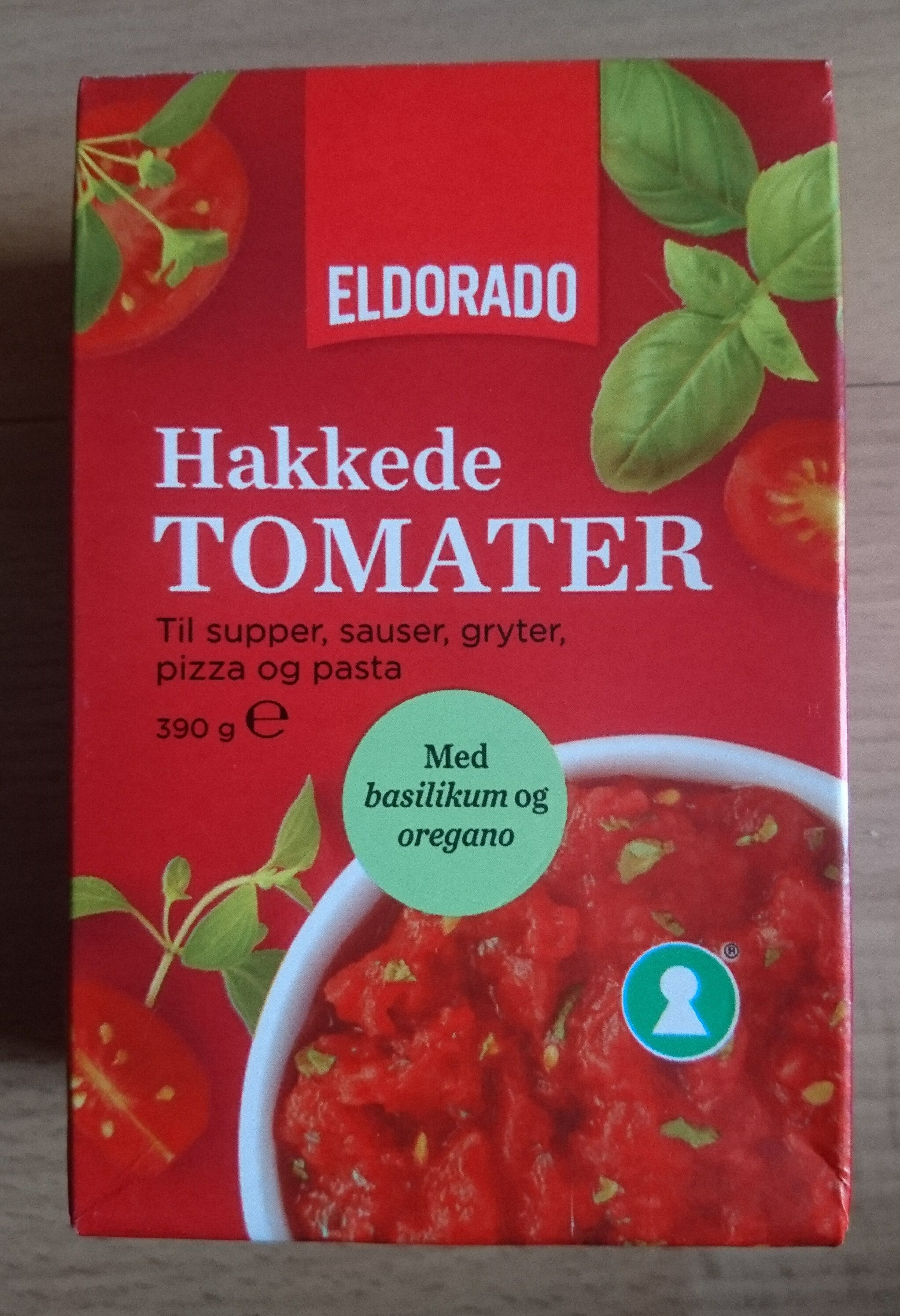 Eldorado Hakkede tomater - Basilikum og oregano - Produkt