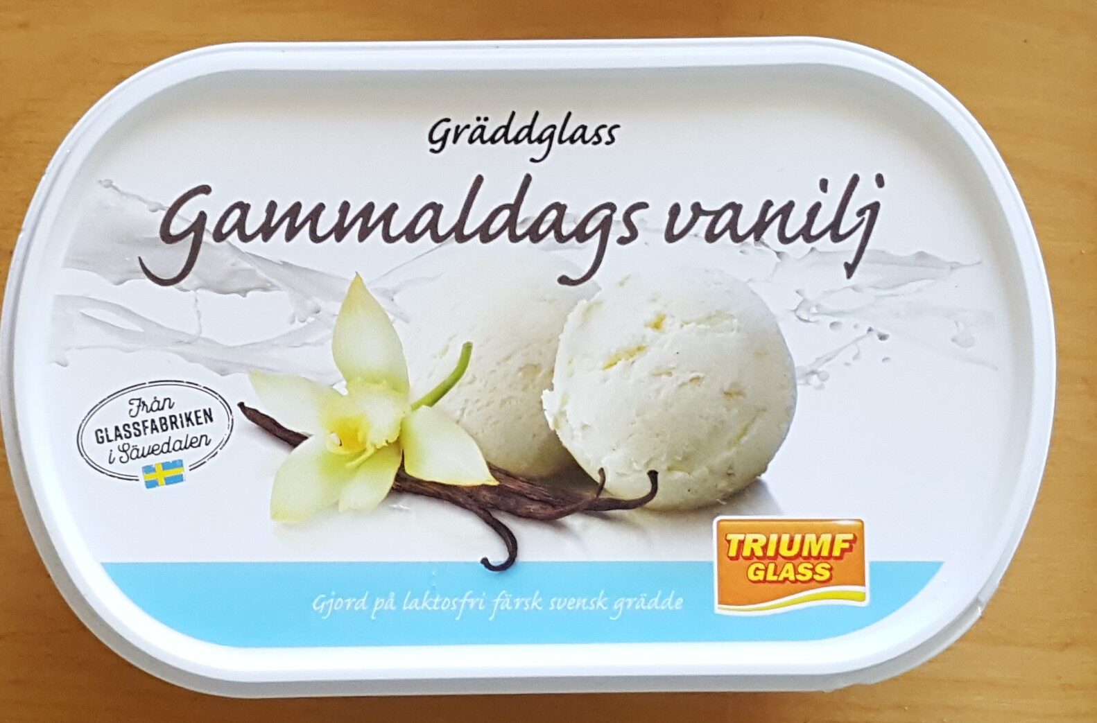 Gräddglass - Gammaldags vanilj - Produkt