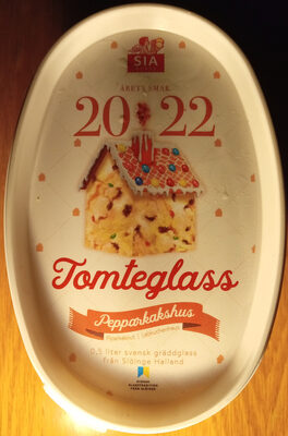 SIA Glass Årets smak 2022 Tomteglass Pepparkakshus - Produkt