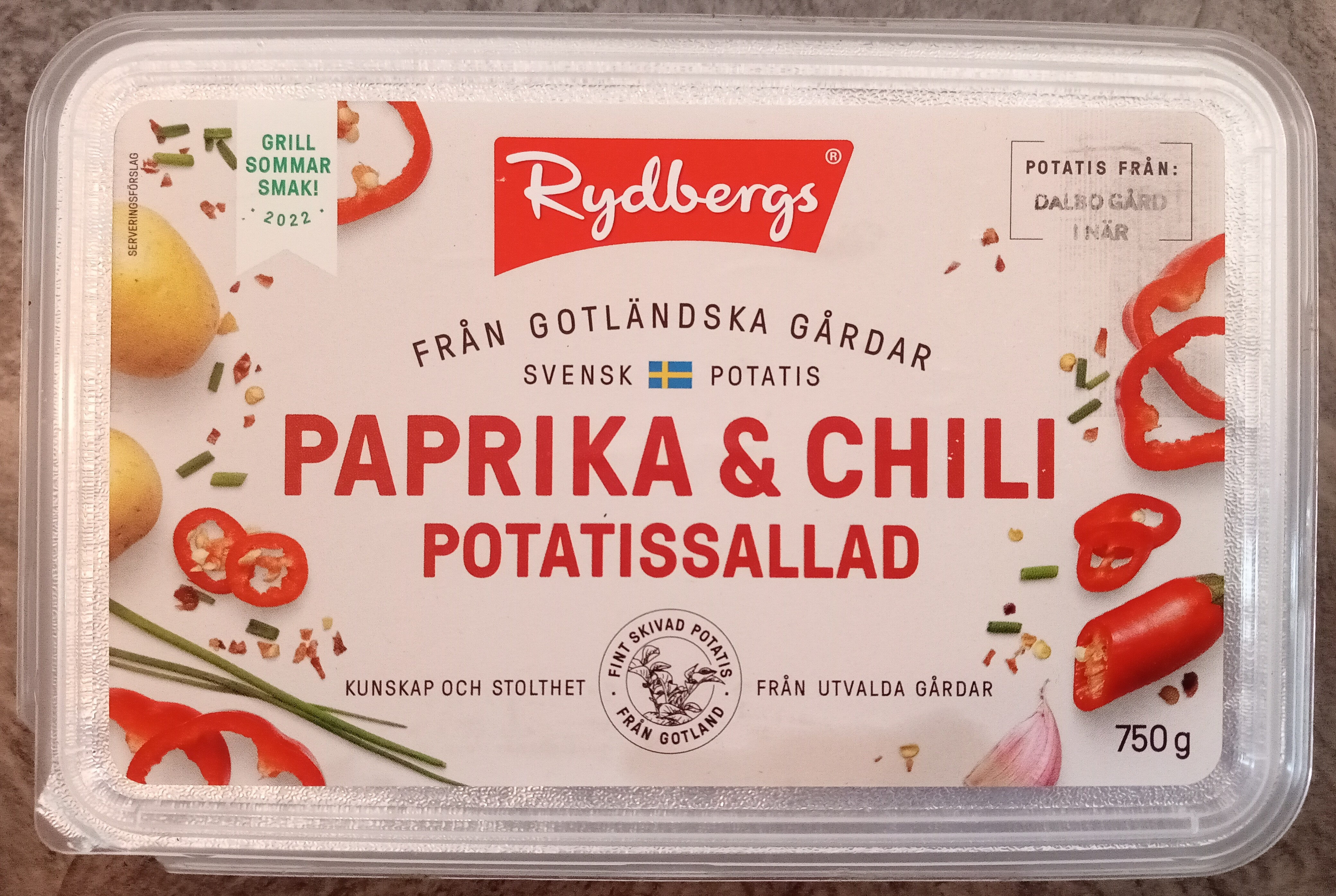 Rydbergs Potatissallad Paprika & Chili - Product - sv