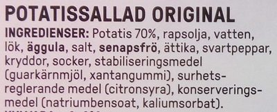 Rydbergs Potatissallad Original - Ingredienser