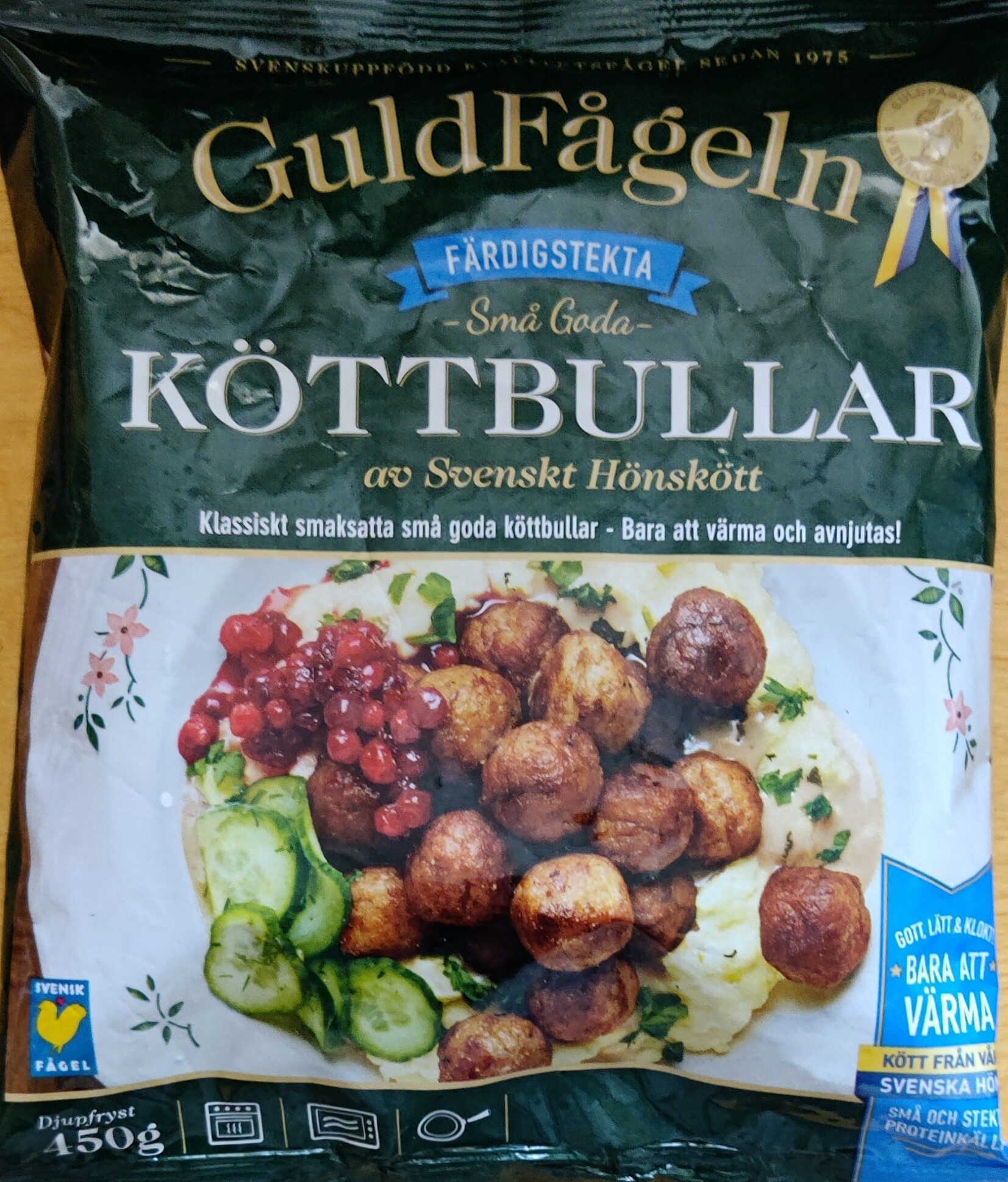 Köttbullar av svenskt hönskött - Produkt