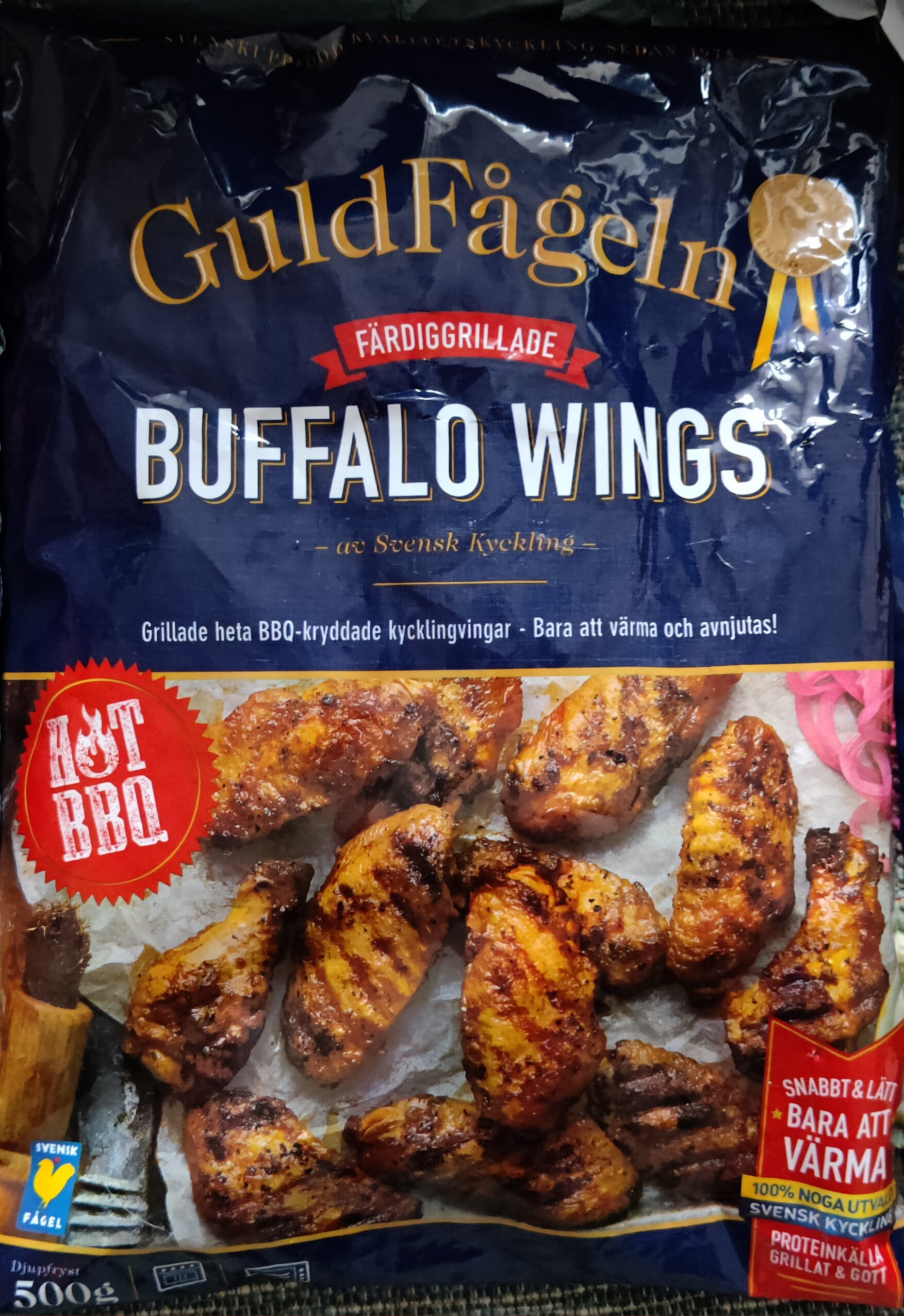 Färdiggrillade Buffalo Wings av Svensk Kyckling - Produkt