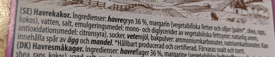 Havrekakor - Ingredienser
