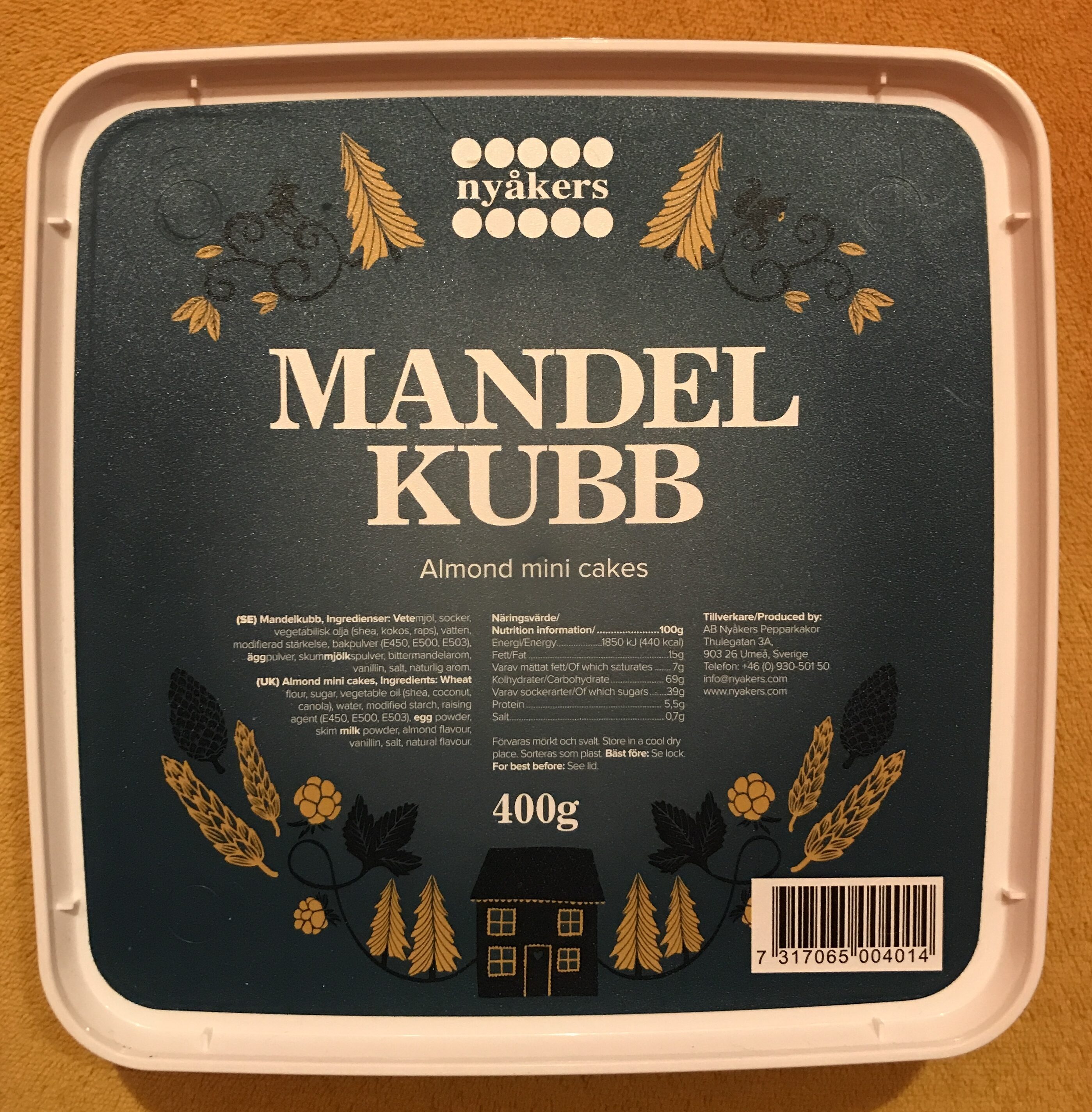 Mandel Kubb - Recycling instructions and/or packaging information