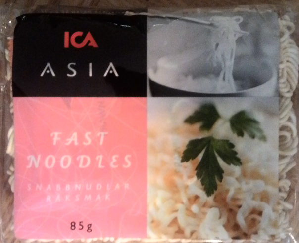 ICA Asia Snabbnudlar räksmak - Produkt