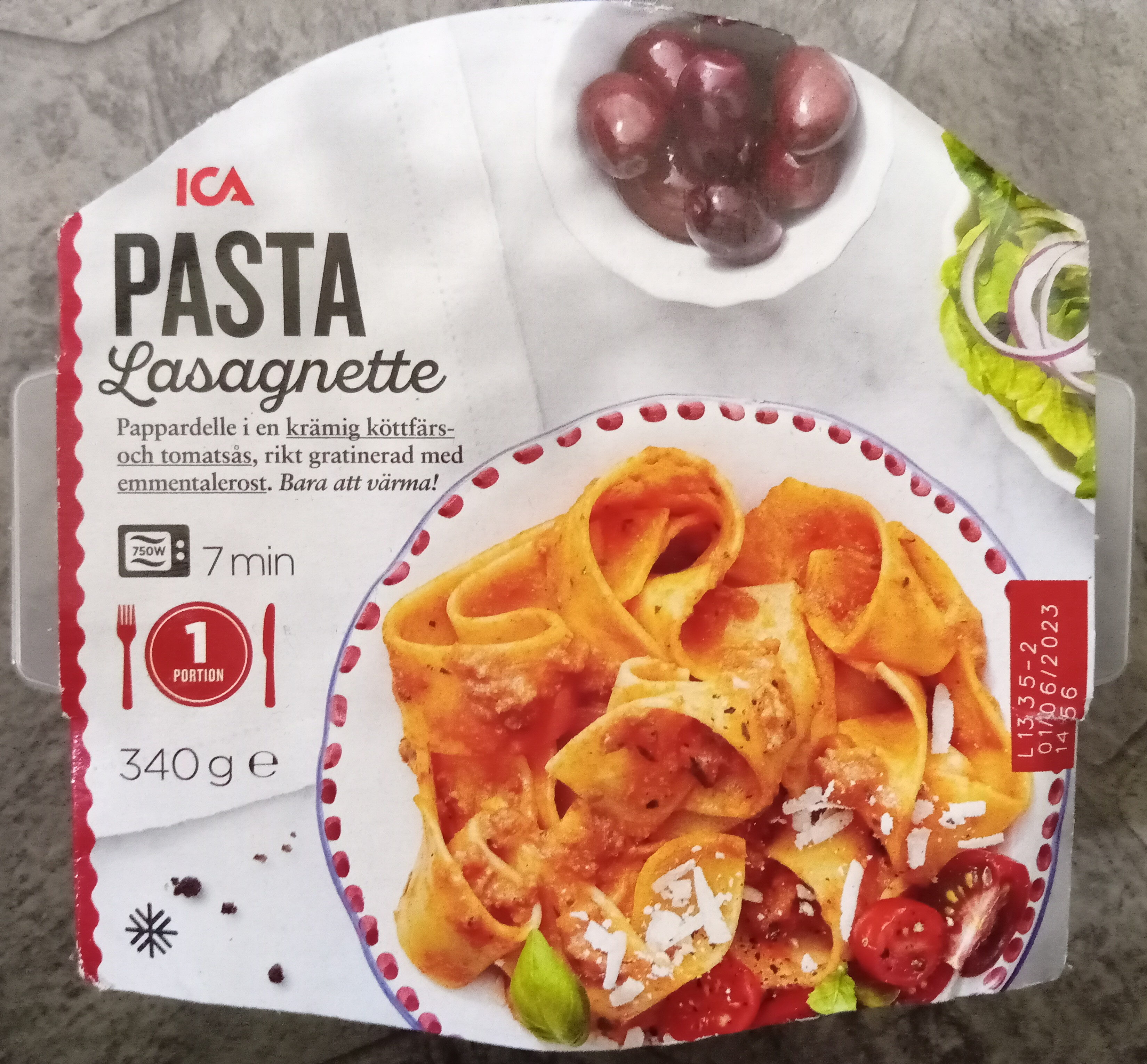 ICA Pasta Lasagnette - Produkt