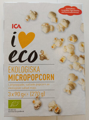 Ekologiska Micropopcorn - Produkt