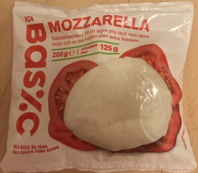 ICA Basic Mozzarella - Produit - sv