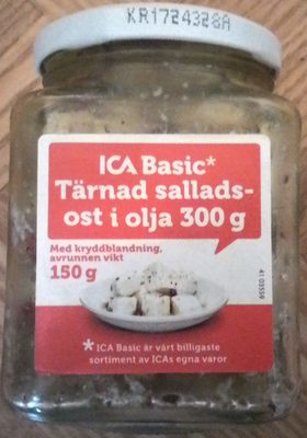 ICA Basic Tärnad salladsost i olja - Produkt